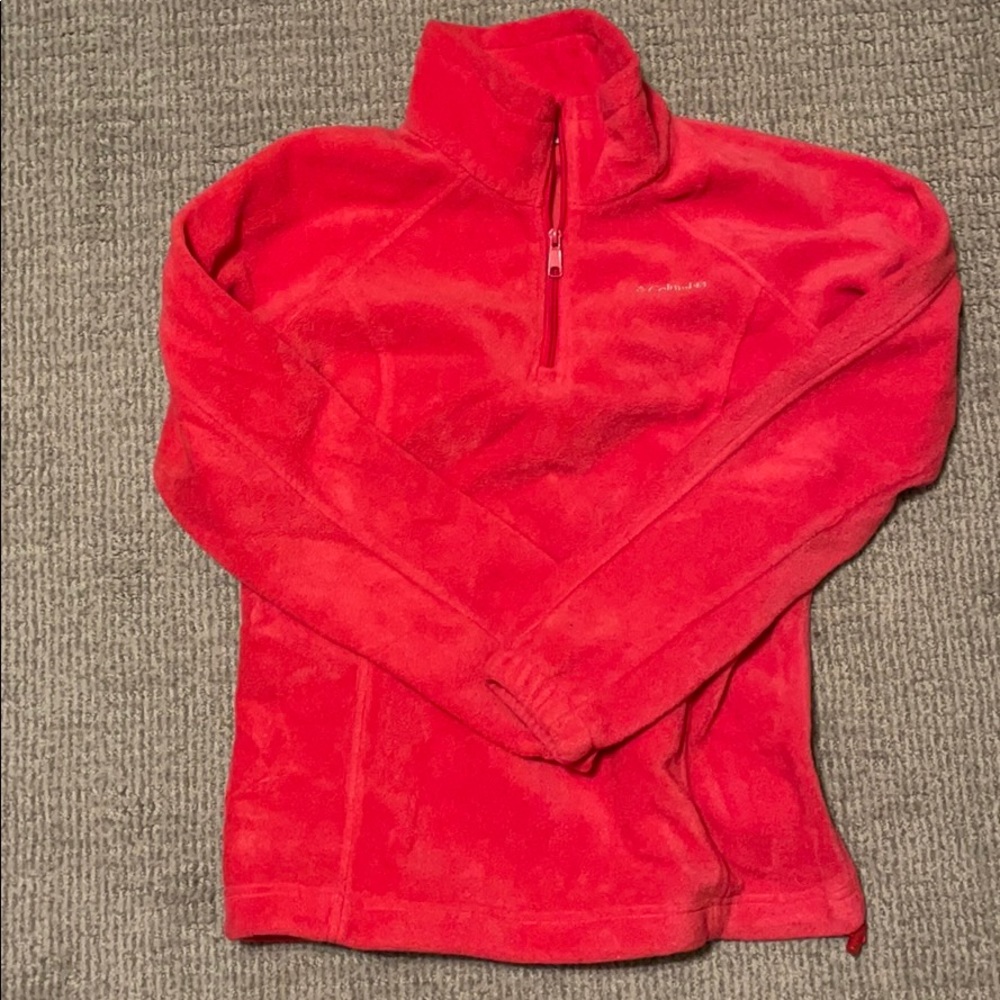 Hot pink quarter zip